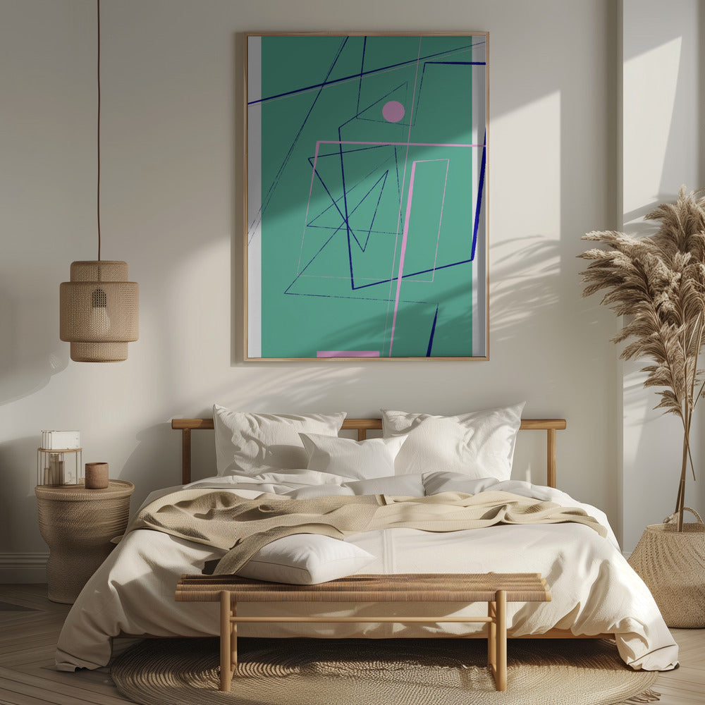 Angular Lines No24 Poster